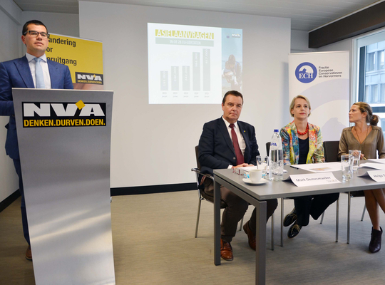 Asylum crisis: N-VA also advocates for realism within Europe Asylum crisis: N-VA also advocates for realism within Europe